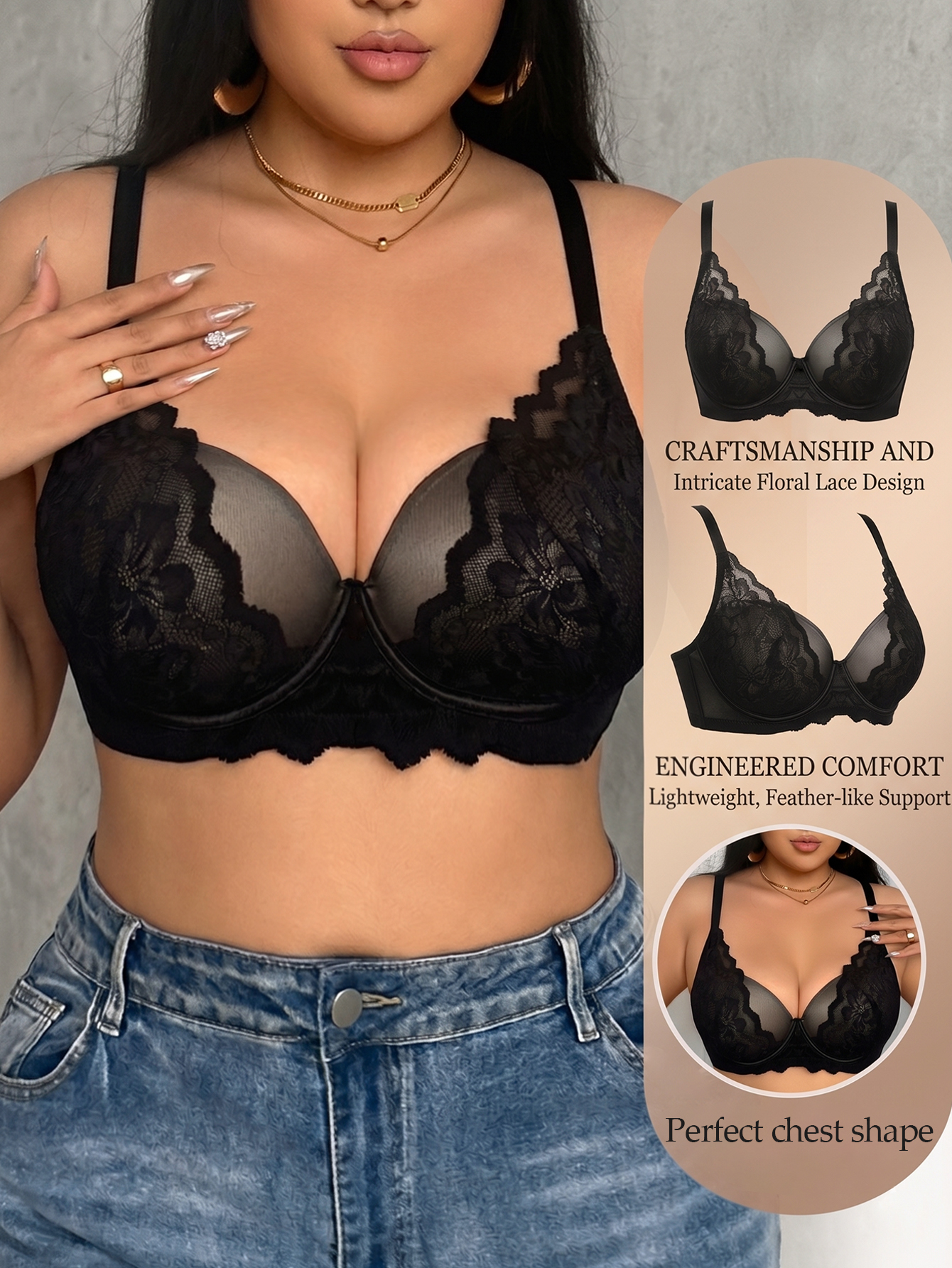 Minimizer Bra Women - Wide Strap Plus Size Women Bra