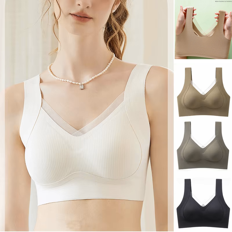 1pcs Women's Bra Breathable Ga - đánh giá và giá Wirefree Bra Comfort