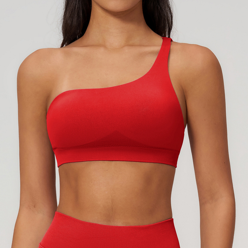 Spring Single-Shoulder Sporty  - đánh giá và giá Sports Bra Racerback