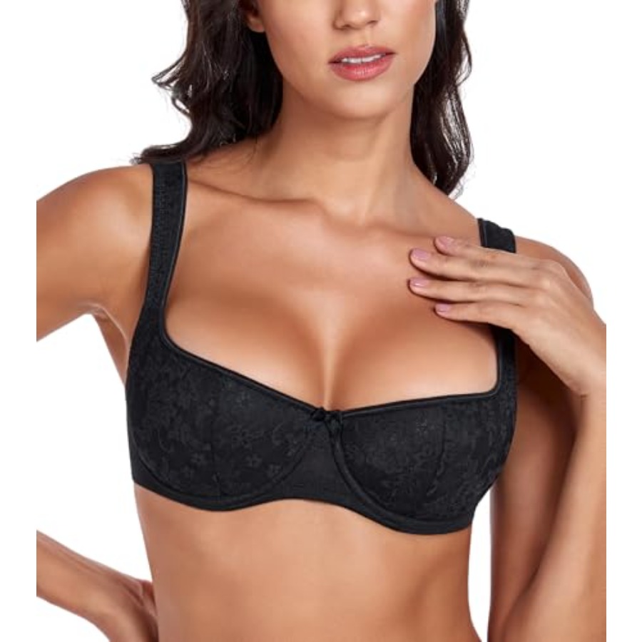 DotVol Women's Lightly Padded  - đánh giá và giá Demi Bra Balconette