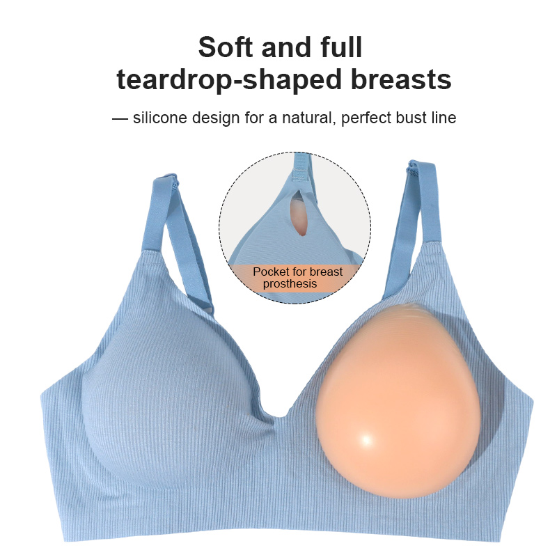 Silicone Breast Mastectomy Bra - đánh giá và giá Mastectomy Bra Pocket