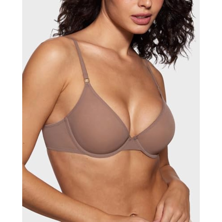 Women's Cosnufy Sheer Balconet - đánh giá và giá Demi Bra Balconette