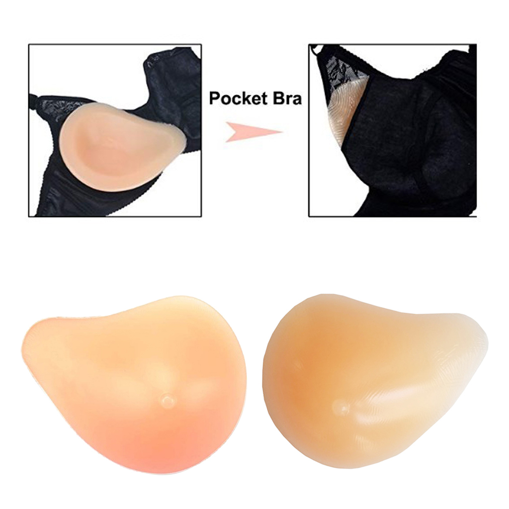 Silicone Breast Forms Mastecto - đánh giá và giá Mastectomy Bra Pocket