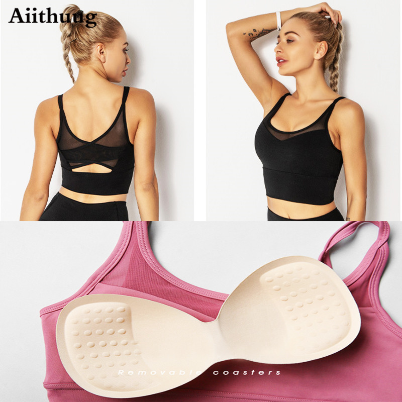 Aiithuug Yoga Bras Fitness Shi - đánh giá và giá Sports Bra Racerback