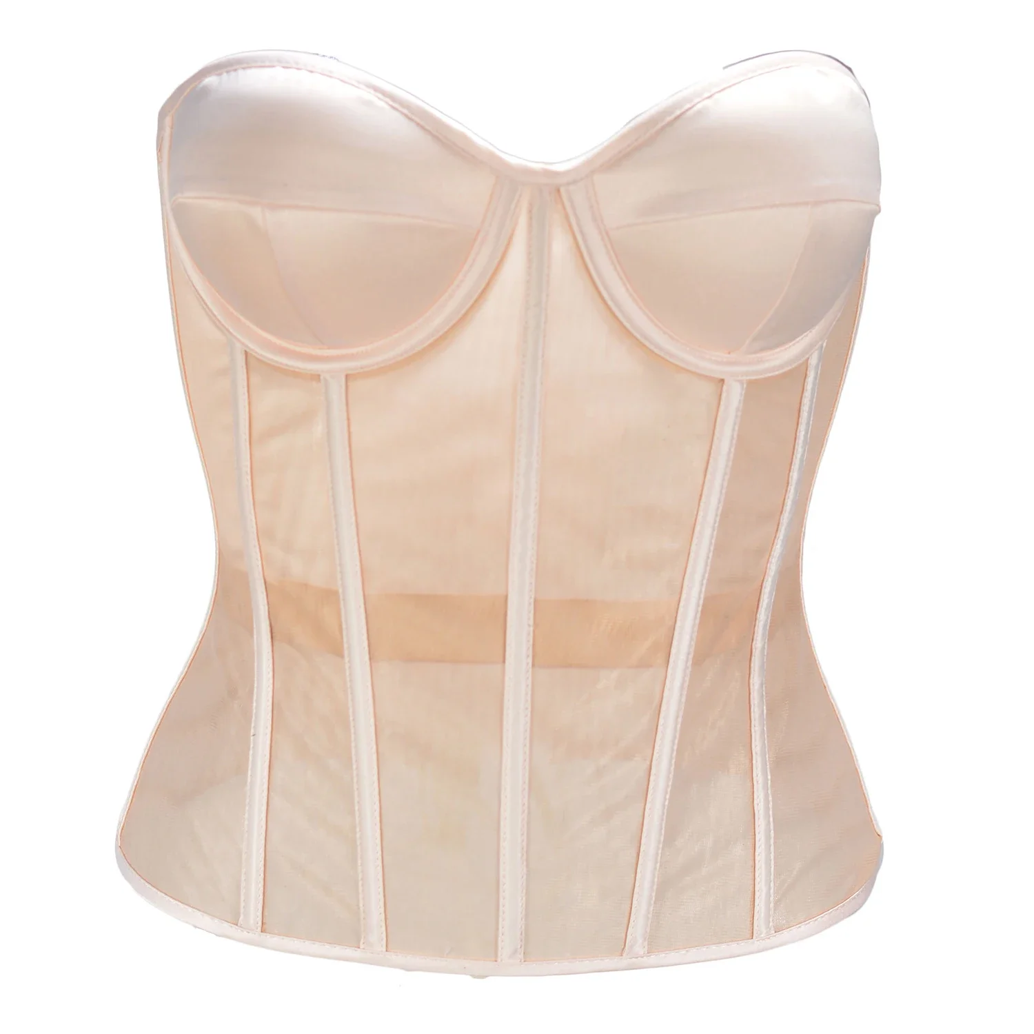 Abdominal Corset Double Layer  - đánh giá và giá Sheer Mesh Bra