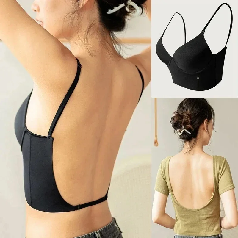 Women Invisible Bra Deep U Plu - đánh giá và giá Backless Bra Sticky