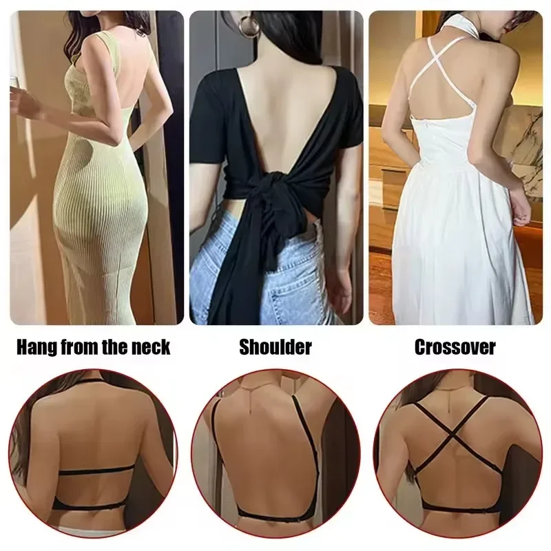 Women Invisible Bra Deep U Plu - đánh giá và giá Backless Bra Sticky