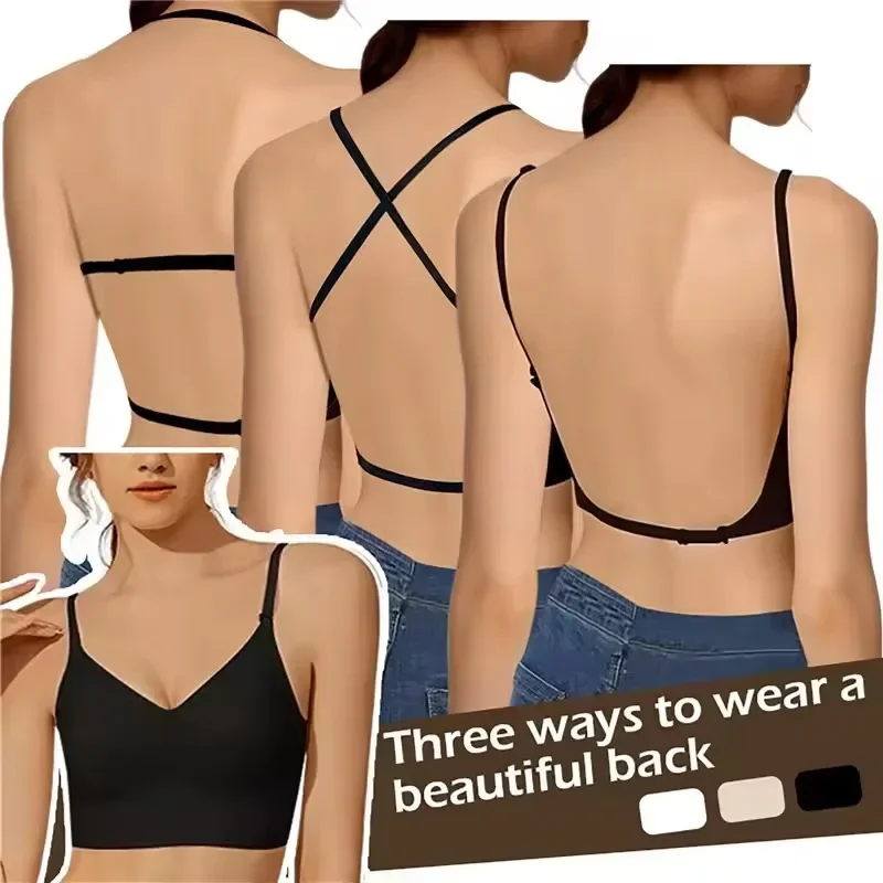 Women Invisible Bra Deep U Plu - đánh giá và giá Backless Bra Sticky