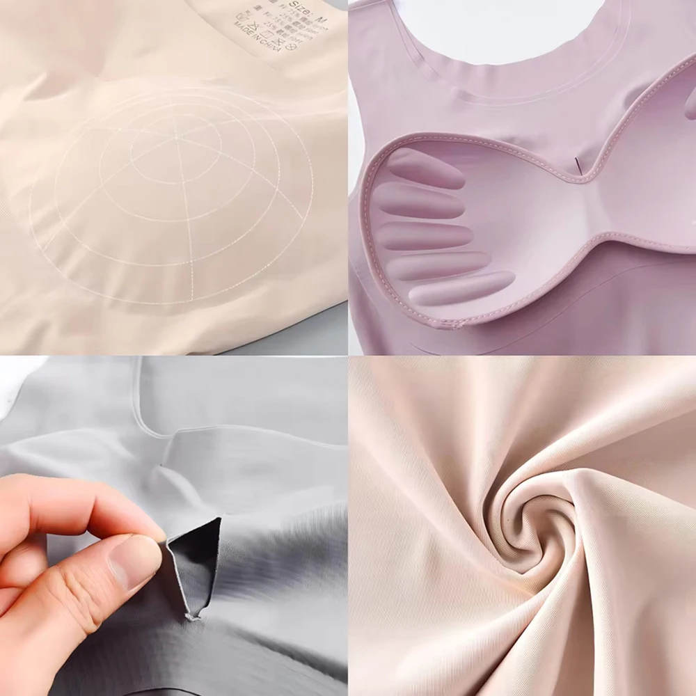 Ice Silk Wireless Push Up Tank - đánh giá và giá T Shirt Bra Seamless