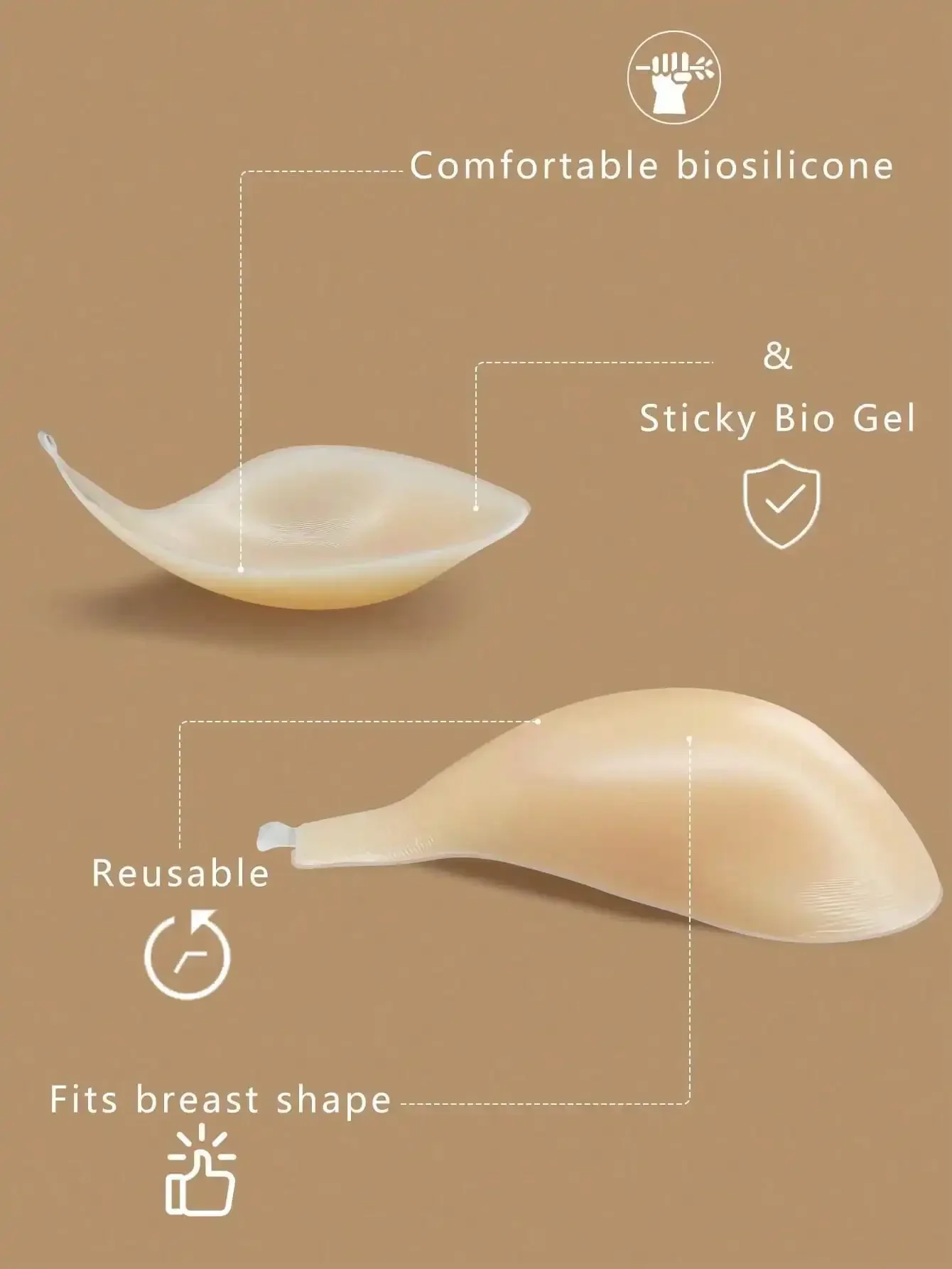 1pc Invisible Backless Straple - đánh giá và giá Push Up Bra Silicone