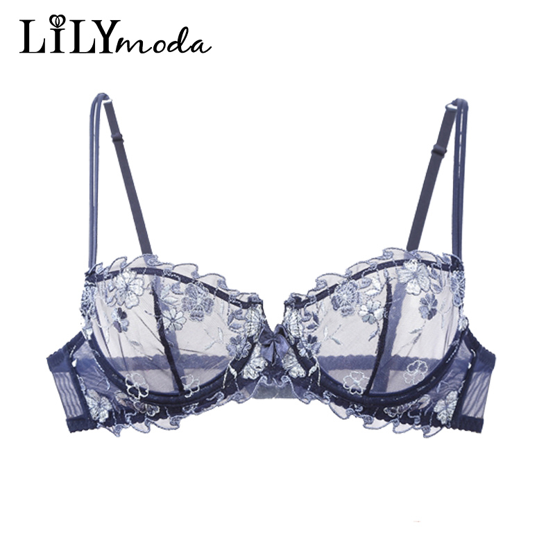 Lilymoda Women Sexy Ultrathin  - đánh giá và giá Demi Bra Balconette