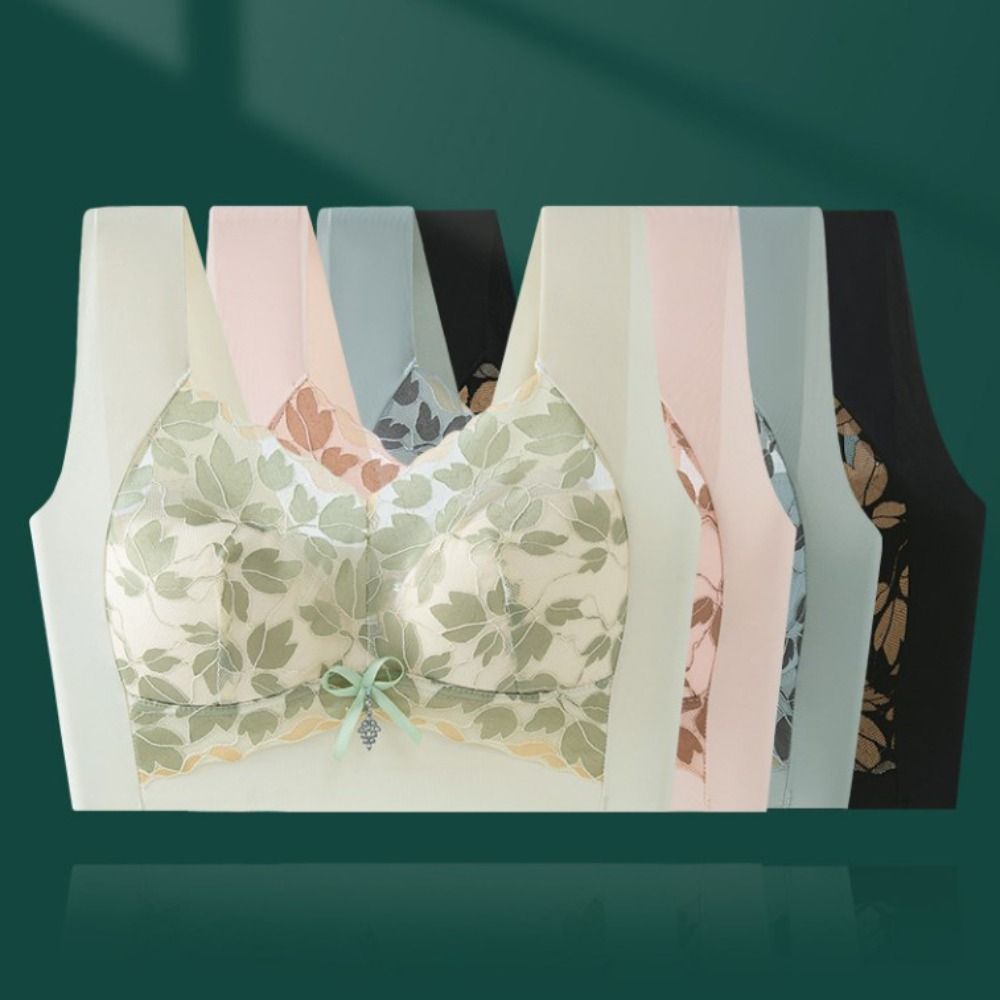 Comfortable Leaf Lace Deep V B - đánh giá và giá Wirefree Bra Comfort