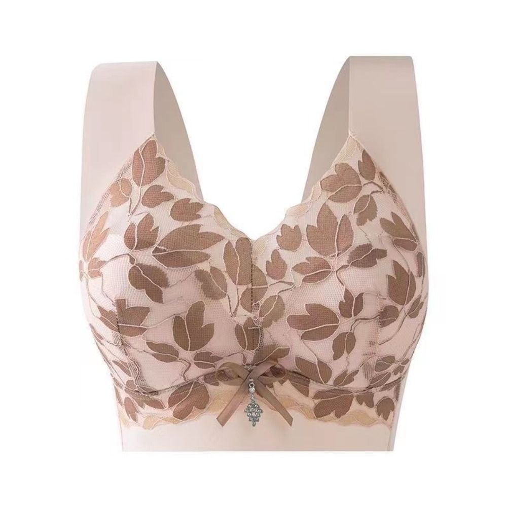 Comfortable Leaf Lace Deep V B - đánh giá và giá Wirefree Bra Comfort