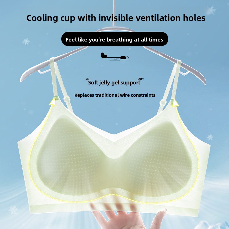 Ice Silk Sleep Bra Tank Top Wo - đánh giá và giá Sleep Bra Bralette