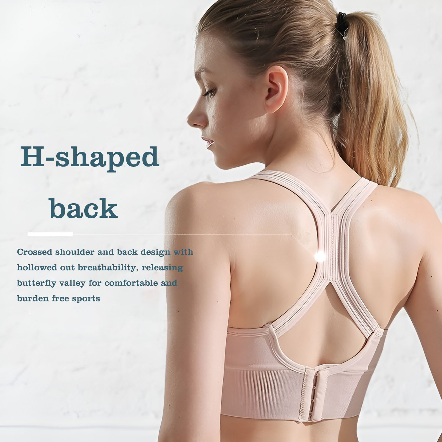 Women's Cross Back Sports Bra  - đánh giá và giá Full Coverage Bra
