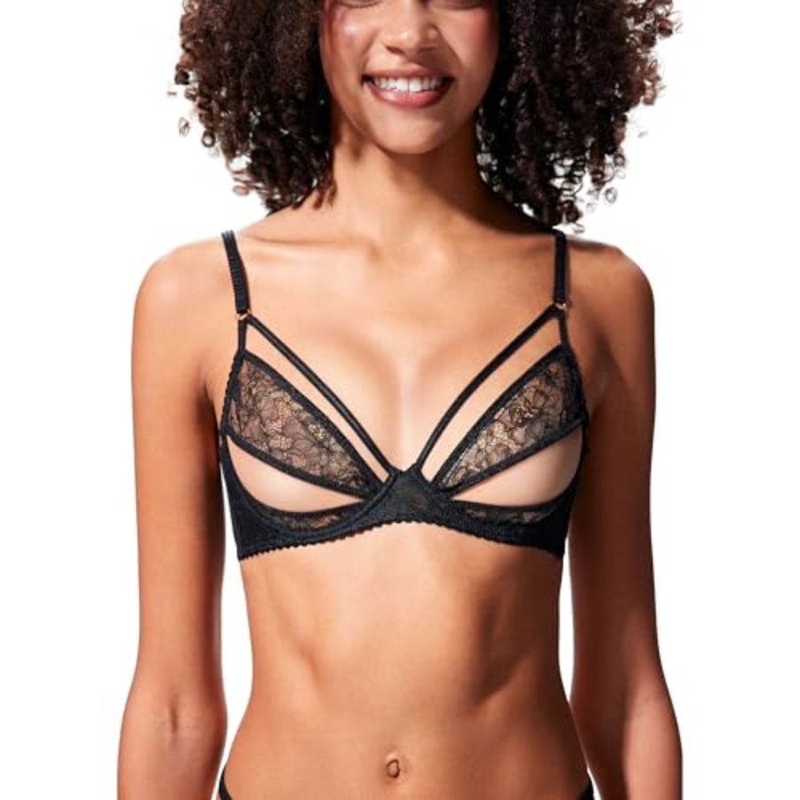 Faye Women's Sexy Lace Bra, Ba - đánh giá và giá Demi Bra Balconette