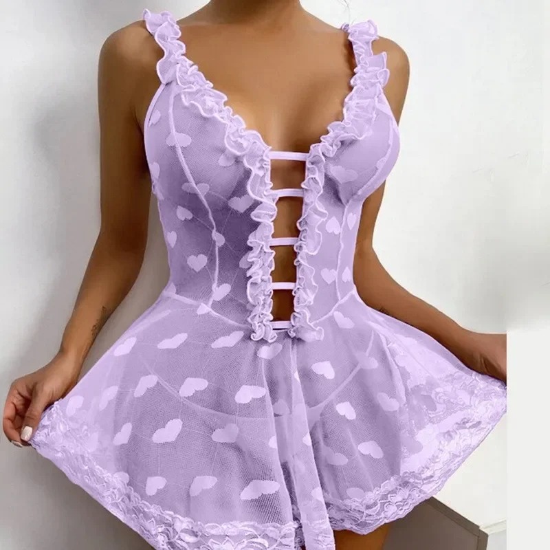 Nighty for Ladies Hot Romantic - đánh giá và giá Sheer Bra Lace