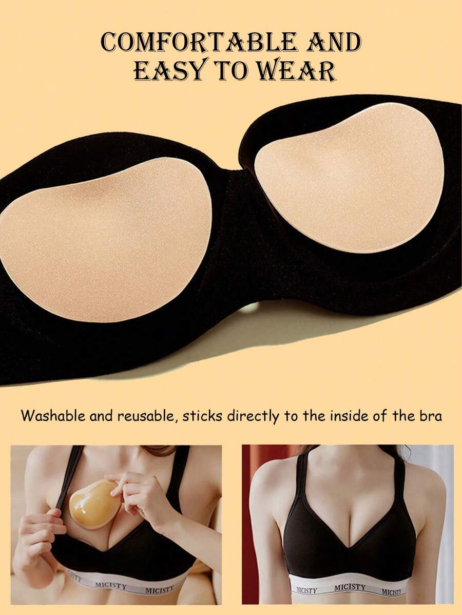 Silicone Sticky Bra Pads Push  - đánh giá và giá Push Up Bra Silicone