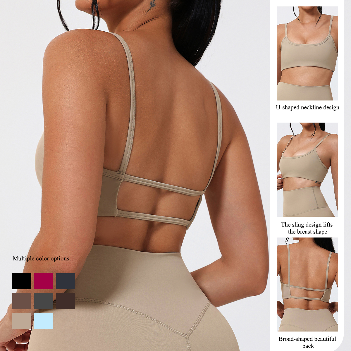 Ctenkevet Summer Backless Spor - đánh giá và giá Sports Bra Racerback